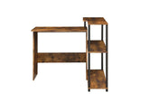 Ievi Weathered Oak & Black Finish Writing Desk Model 92750 By ACME Furniture